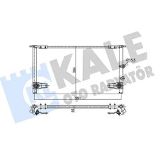 Kale 350690 Klima Radyatoru 8846035280 8846035340 8846035360