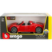 Amalfi 21076 1:24 Porsche 918 Spyder Model Araba Kız Erkek Çocuk Oyuncak Eğitici Oyuncaklar