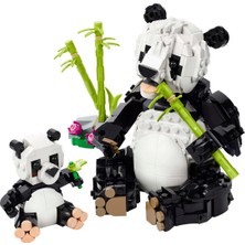 Amalfi LEGO Creator 3'ü 1 Arada Vahşi Hayvanlar: Panda Ailesi Oyun Seti 31165 Kız Erkek Çocuk Oyuncak Eğiti