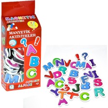 Amalfi 47 Parça Magnet Alfabe Manyetik Harfler Kız Erkek Çocuk Oyuncak Eğitici Oyuncaklar