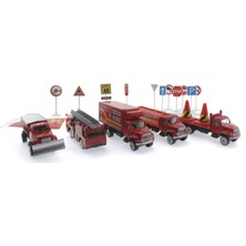 Amalfi Die Cast Metal 20 Parça Itfaiye Seti - Tankerli Kız Erkek Çocuk Oyuncak Eğitici Oyuncaklar