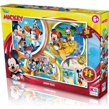 Amalfi Ks Games 200 Parça Mickey Mouse Puzzle Kız Erkek Çocuk Oyuncak Eğitici Oyuncaklar