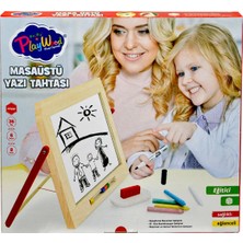 Amalfi Playwood Ahşap Masaüstü Yazı Tahtası Kız Erkek Çocuk Oyuncak Eğitici Oyuncaklar