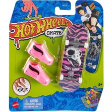 Amalfi HGT46 Hot Wheels Skate Parmak Kaykay ve Ayakkabı Paketleri- 1ADET Stokta Olan Gönderilir Kız Erkek Ç