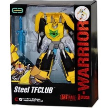 Amalfi Transformers Metal Robot Sarı Kız Erkek Çocuk Oyuncak Eğitici Oyuncaklar