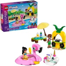 Amalfi 42658 LEGO Friends Unicorn ve Flamingo Havuz Partisi 99 Parça +5 Yaş Kız Erkek Çocuk Oyuncak Eğitici