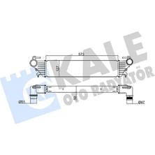 Kale 347245 Turbo Radyatoru 51887954 51964106
