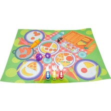 Amalfi URT003-18 Yemek Dünyası Oyun Halısı -Birlik Kız Erkek Çocuk Oyuncak Eğitici Oyuncaklar