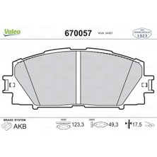 Valeo 670057 On Fren Balatasi 0446512640 446512640