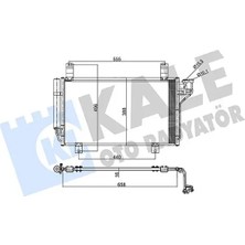 Kale 357795 Klima Radyatoru KF0361480A KF0361480B