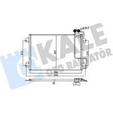 Kale 345550 Klima Radyatoru 7700434383 7700434883 7702233492
