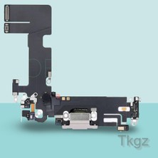Tkgz Apple İphone 13 Full Şarj Soketi Filmi FLEX  (PEMBE)