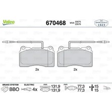 Valeo 670468 On Fren Balatasi 425207