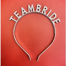 Gümüş Renk Team Bride Taç Plastik – Gelin ve Nedime Tacı