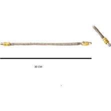Isıkar 30CM Pilot Paslanmaz Esnek Gaz Flex M10X1 (Q6)