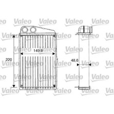 Valeo 812247 Kalorifer Petegi 7701207712 7701208323