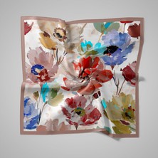 Piramit Coolness Viscon Eşarp | Masalsı Çiçek