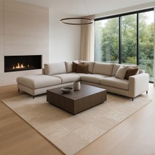 Agkhome Agkhome Lalee Avantgarde Taupe Parça Halı 245X173 cm