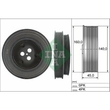 Ina 544013110 Krank Kasnagi 0515S9 0515T1 1372498