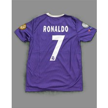 Legent Lady Cristiano R,o,n,a,l,d,o, R.e.a.l.madridd 2016-2017 Cardiff Final Mor Kısa KOL7456528887