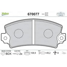 Valeo 670077 On Fren Balatasi 084149230 424861 425010