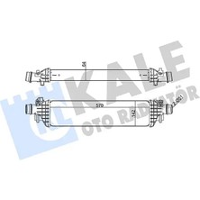 Kale 345070 Turbo Radyatoru 1302264 95081734