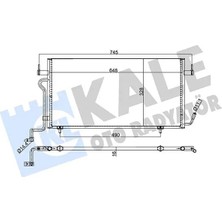 Kale 385500 Klima Radyatoru 6455W4 6455Y2 9636476580