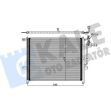 Kale 376800 Klima Radyatoru 64536914033 64538377614 6914033