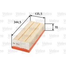 Valeo 585001 Hava Filtresi 1K0129620D 1K0129620F 1K0129620G