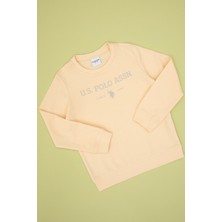 U.S. Polo Assn. Erkek Çocuk Pembe Bisiklet Yaka Sweatshirt 50313900-VR053