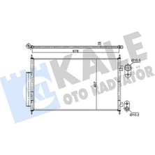 Kale 354890 Klima Radyatoru 80110T7WA01