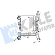 Kale 344735 Turbo Radyatoru 7L0145804 7L0145804A 7L6145804B