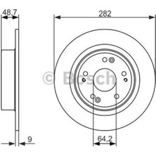 MGA 50303 Arka Fren Diski 42510TA0A00 (2 Adet Fiyatıdır)