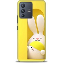 Rulet Vivo V23 5g Kılıf Hd Baskılı Kılıf + Seramik Tam Kaplayan Ekran Koruyucu 72