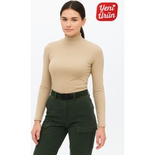 Novelle Balıkçı Yaka Uzun Kol Fitilli Bluz