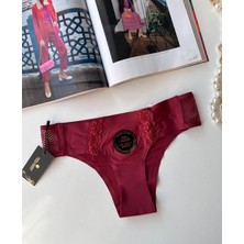 Intive Lingerie Orijinal Lazer Kesim Üstün Kalite Spandex Invisible Dikişsiz Dantelli Slip- 2804