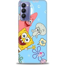 Rulet Tecno Camon 18P Kılıf Hd Baskılı Kılıf + Seramik Tam Kaplayan Ekran Koruyucu 452