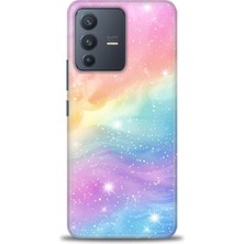 Rulet Vivo V23 5g Kılıf Hd Baskılı Kılıf + Seramik Tam Kaplayan Ekran Koruyucu 422