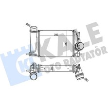 Kale 350970 Turbo Radyatoru 144614ED0A 144614EJ0A
