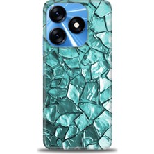 Rulet Tecno Spark 10 4g Kılıf Hd Baskılı Kılıf + Seramik Tam Kaplayan Ekran Koruyucu 335