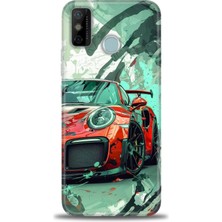 Tecno Spark 6 Go Kılıf Hd Baskılı Kılıf + Seramik Tam Kaplayan Ekran Koruyucu 109