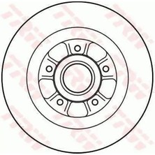 TRW DF4227 Arka Fren Diski 7701472838 7701713008 8200209774 (2 Adet Fiyatıdır)