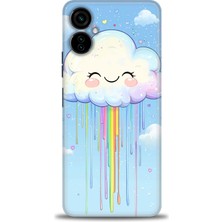 Rulet Tecno Camon 19 Neo Kılıf Hd Baskılı Kılıf + Seramik Tam Kaplayan Ekran Koruyucu 307