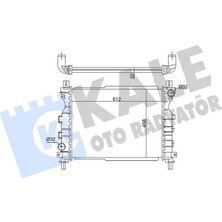 Kale 350800 Motor Radyatoru PCC000320 PCC000321