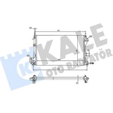 Kale 363575 Motor Radyatoru 1300245 1300246 24418341
