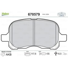 Valeo 670579 On Fren Balatasi 0446502010 0446502040 0446502050