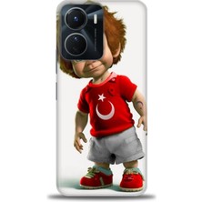 Vivo Y16 Kılıf Hd Baskılı Kılıf + Seramik Tam Kaplayan Ekran Koruyucu 247