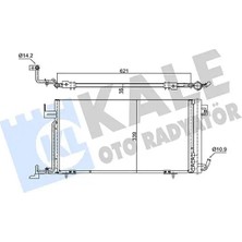 Kale 350660 Klima Radyatoru 6455AW 6455W2 9627152180