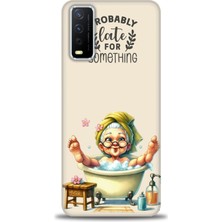 Vivo Y20 Kılıf Hd Baskılı Kılıf + Seramik Tam Kaplayan Ekran Koruyucu 47