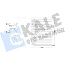 Kale 352965 Klima Radyatoru 1618173 1618178 9118447